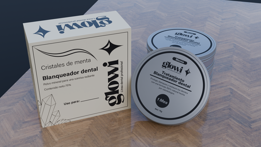 Blanqueador Dental Cristales de menta